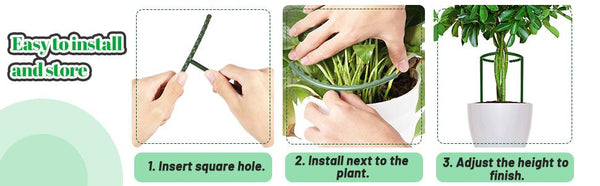 Half Round Plant Support Ring