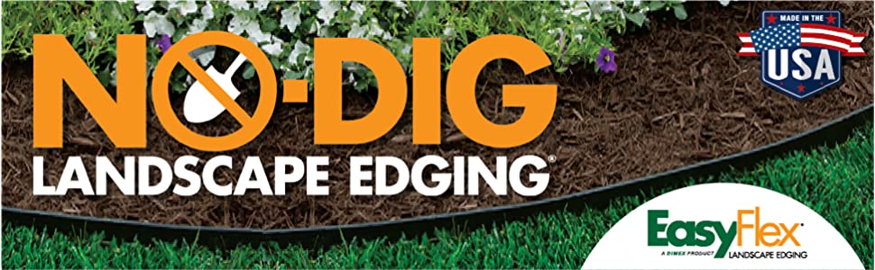 no dig landscape edging