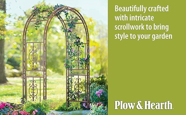 Montebello Decorative Iron Garden Arbor