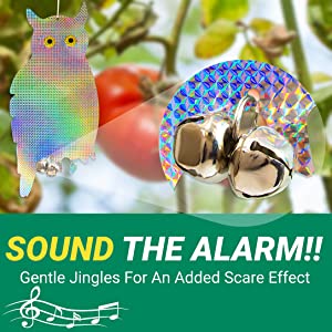 Owl Decoy Bird Repellent Control Scare Device