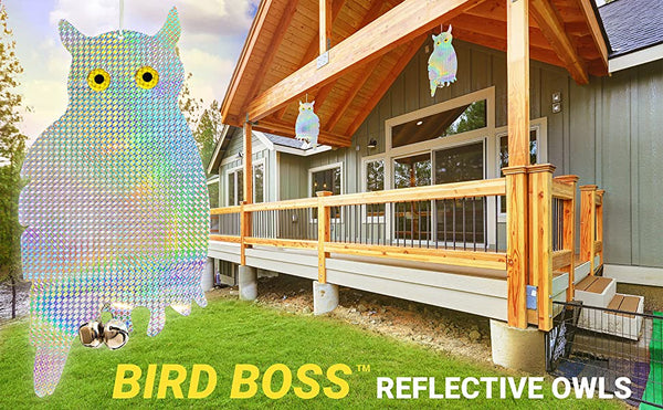 Owl Decoy Bird Repellent Control Scare Device