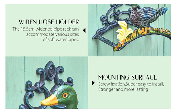 Painted Animal Wall Mounted Water Hose Hanger