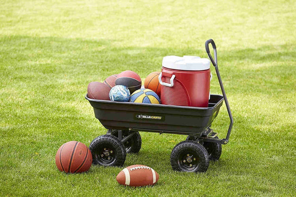 Poly Garden Dump Cart with Steel Frame