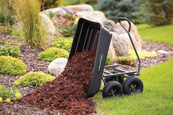 Poly Garden Dump Cart with Steel Frame
