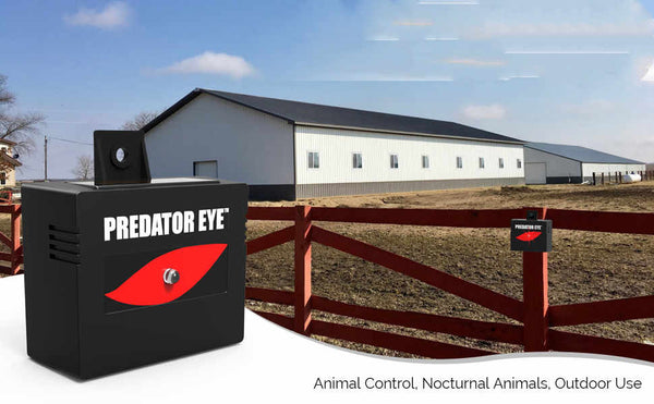 Predator Eye Night Time Solar Powered Animal Repeller, Waterproof, Animal Control, Nocturnal Animals, Outdoor Use