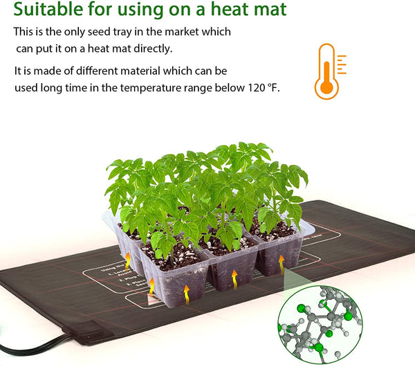 Seedling Starter Trays 72 Cells