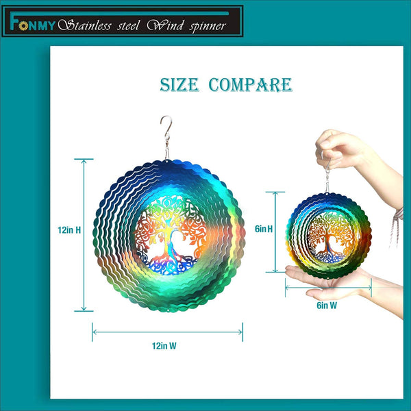 Stainless Steel Wind Spinner Worth Gift