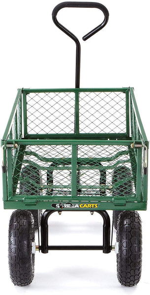 Steel Garden Cart with Removable Sides