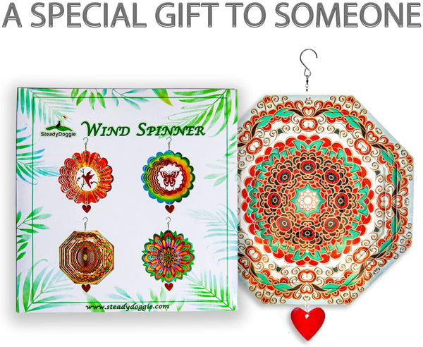 Wind Spinner Mandala Mystique 12 inches
