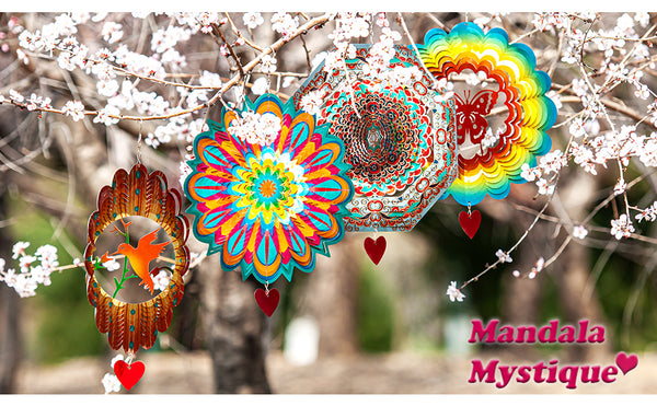 Wind Spinner Mandala Mystique 12 inches