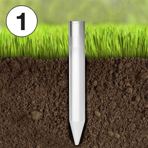 Solar Ultrasonic Spikes For Mole Repellents