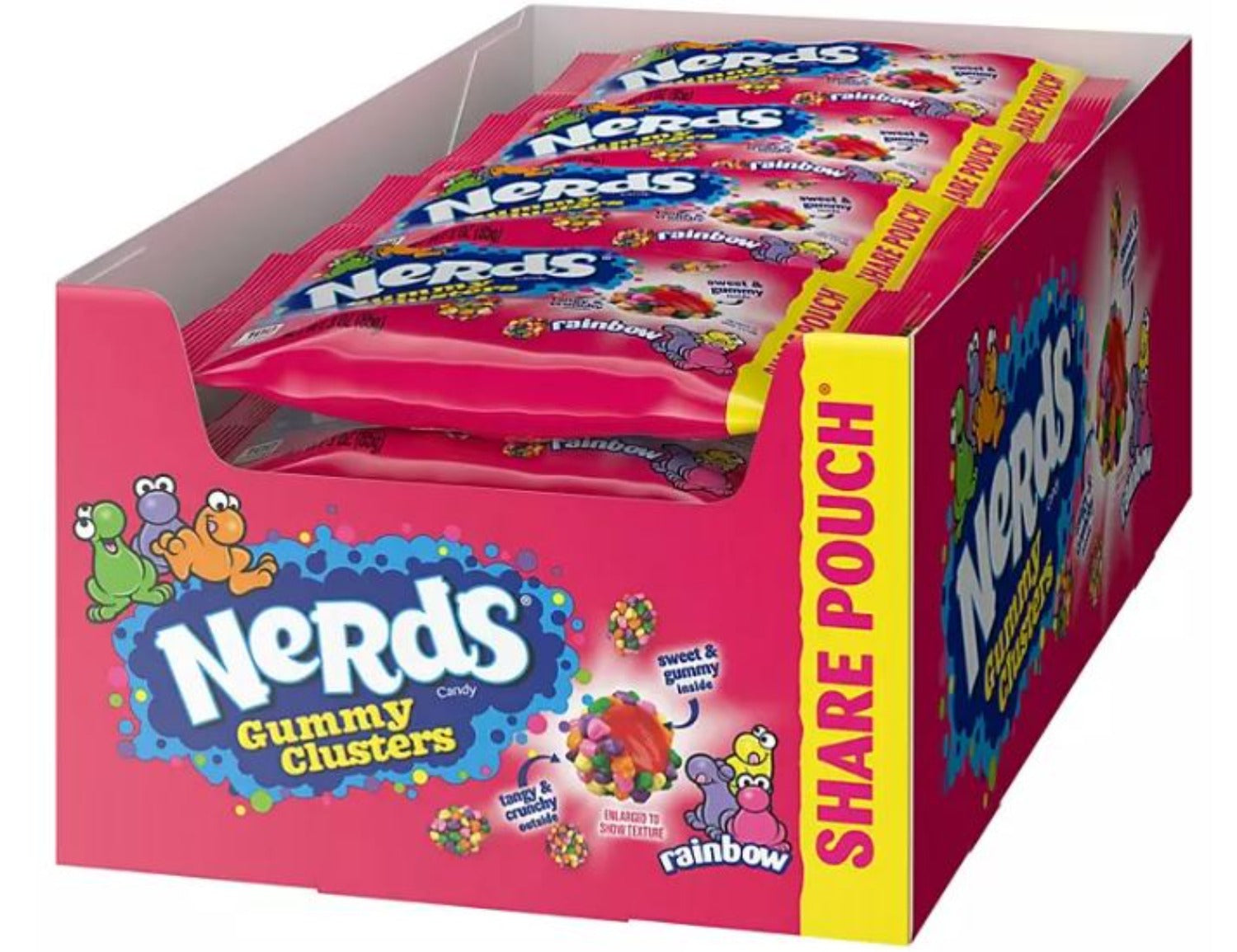 Nerds Gummy Clusters Candy - 3 oz. -12 ct.