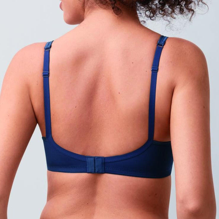 Mara Padded Wire-free Bra - Dark Blue | Amoena