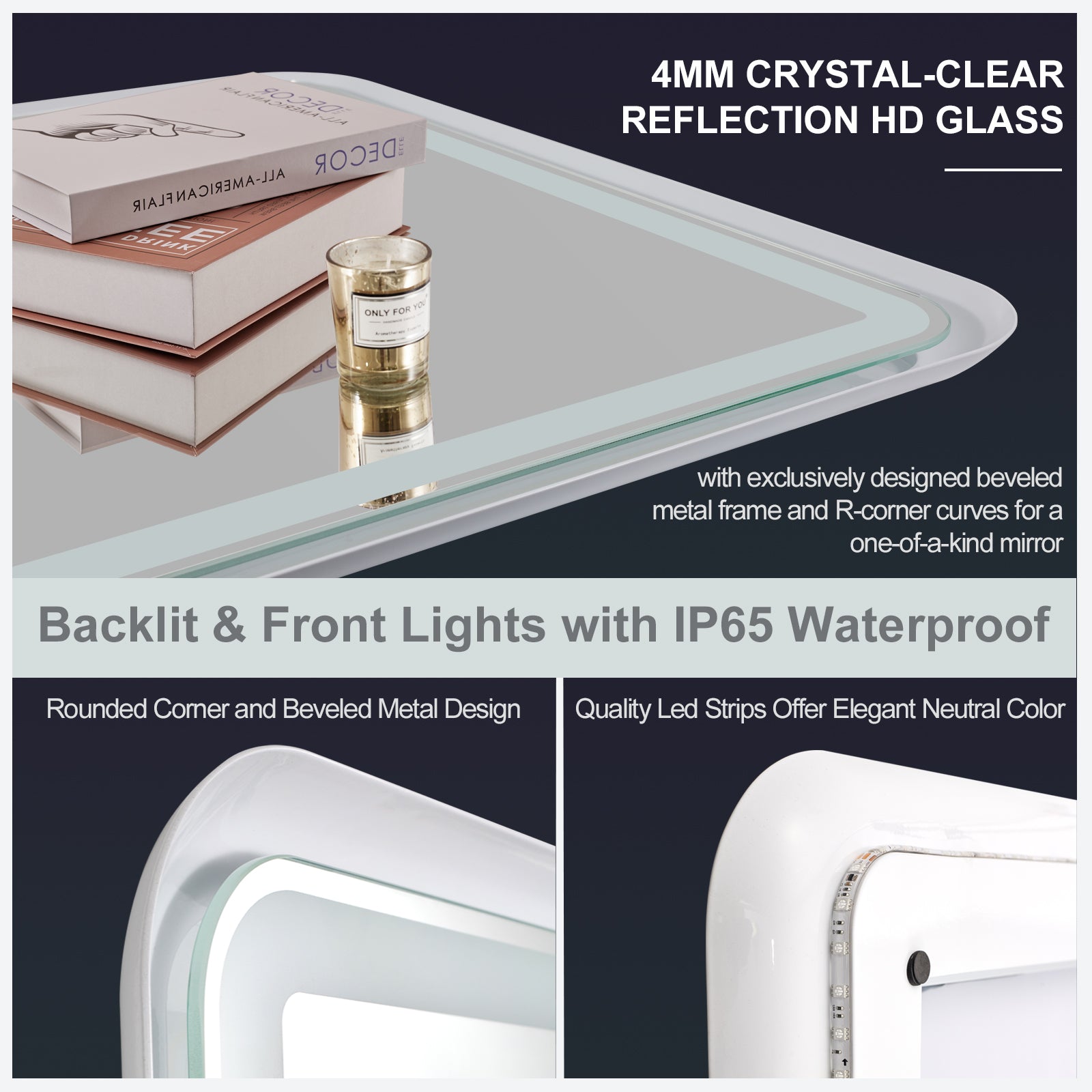 led bathroom mirror