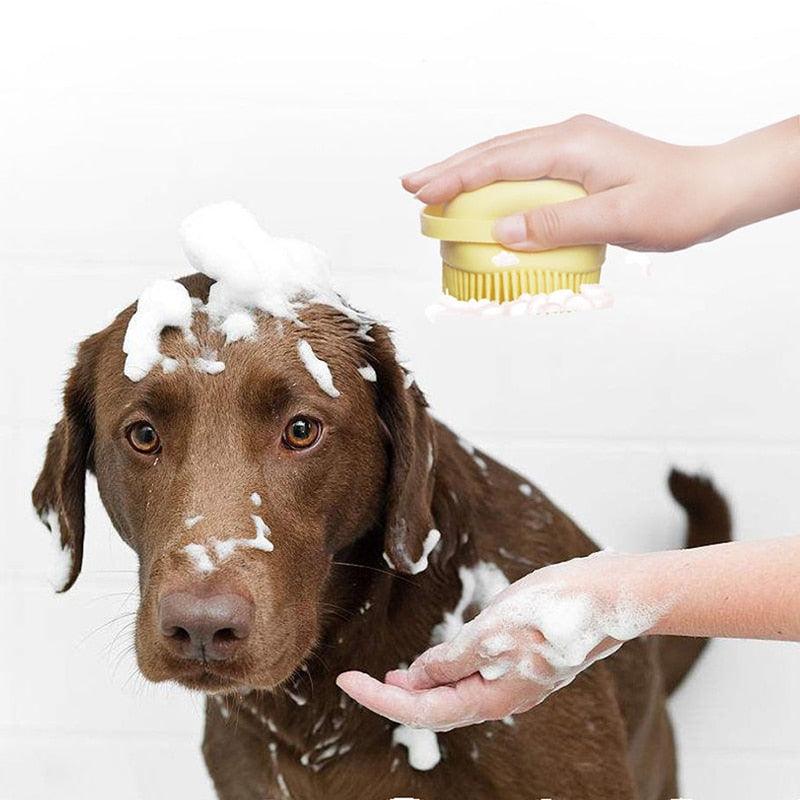 Dog Bath Massage  Brush