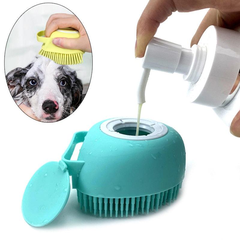 Dog Bath Massage  Brush