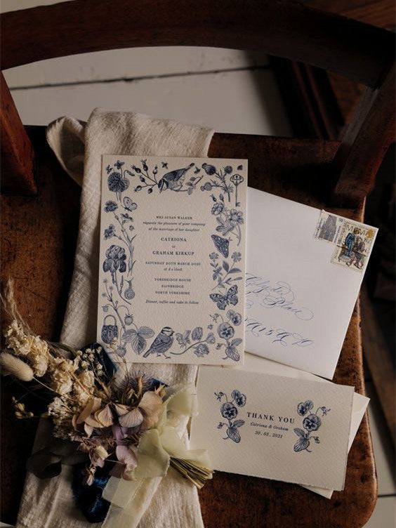 Artistic Wedding Invitation