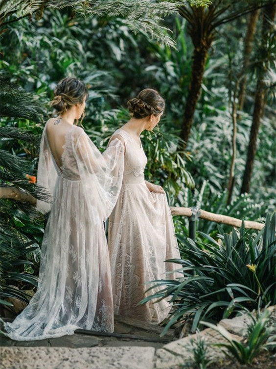 Sweet Cottagecore Wedding Dress