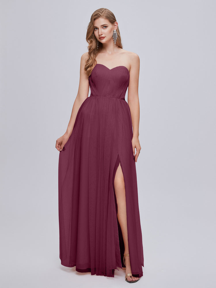 Ayla Split Convertible Tulle Bridesmaid Dresses