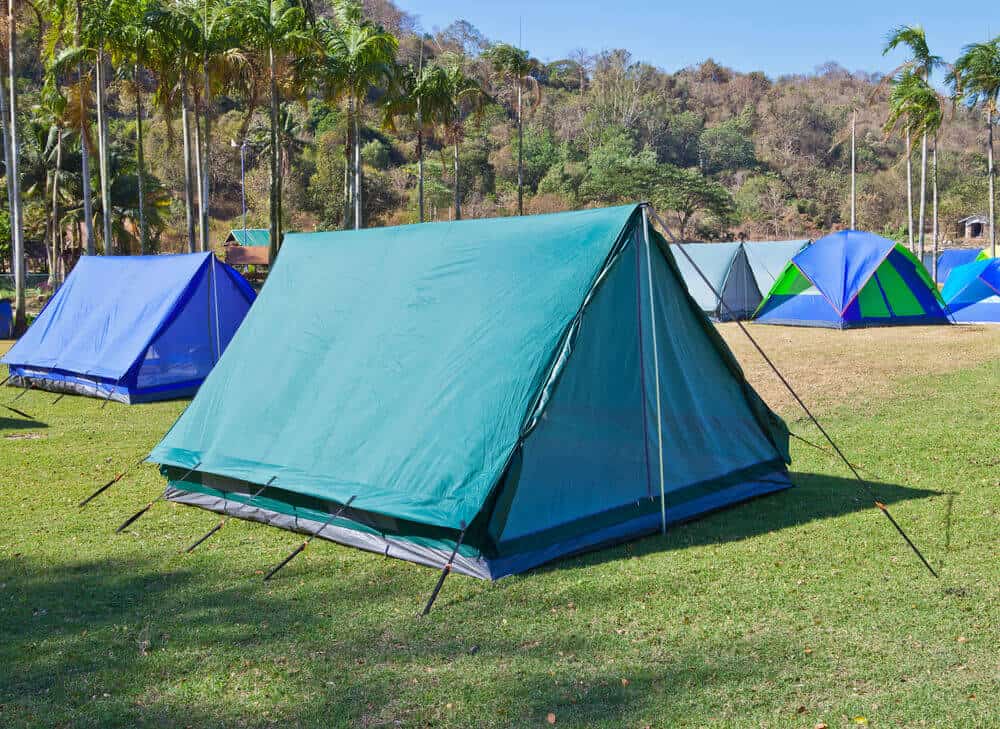 Traditional A-frame or ridge tent