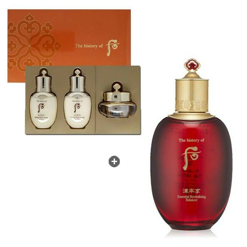 The History of Whoo Jinyulhyang Revitalizing Balancer 150ml+Cheongidan 3 Kits