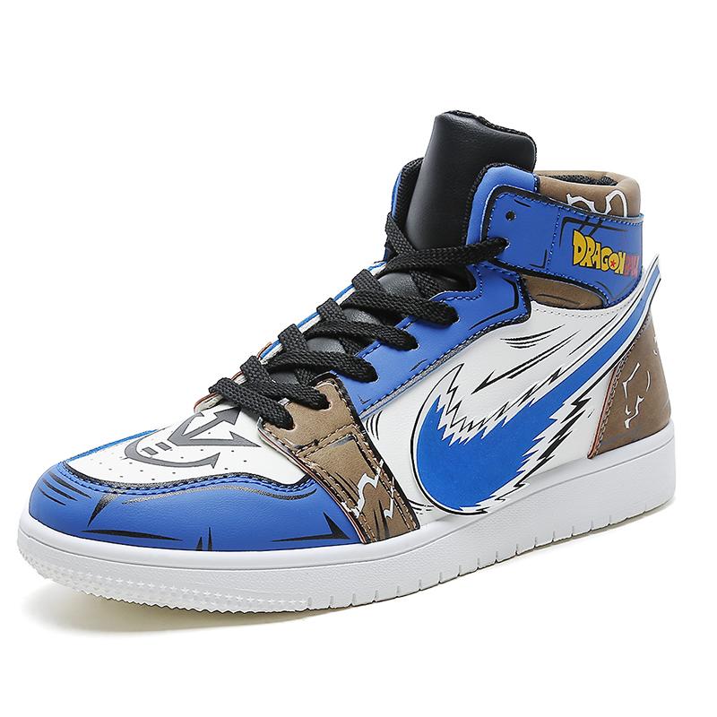 DBZ Blue High Top Shoes