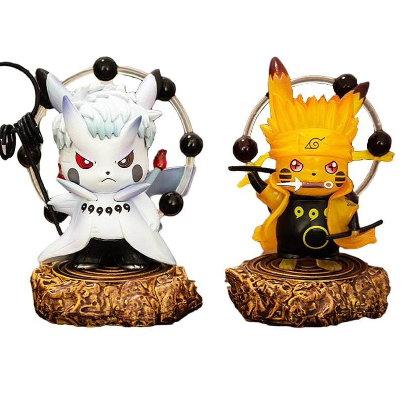 Pikachu Cosplay Jubiuto and 6 Paths Figure