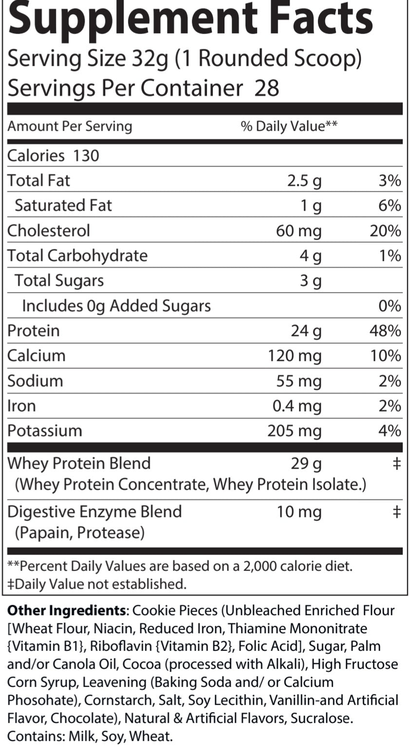 Whey Cookies and Cream