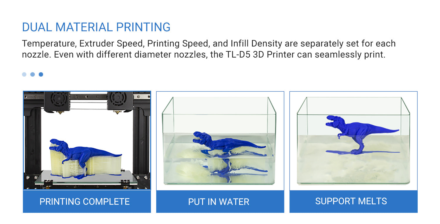TL-D5 Dual Material Printing