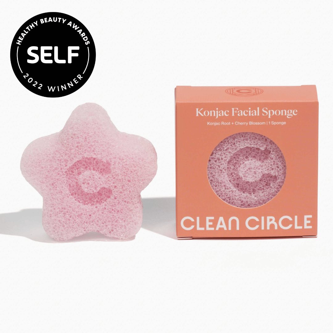 Clean Circle Konjac Facial Sponge