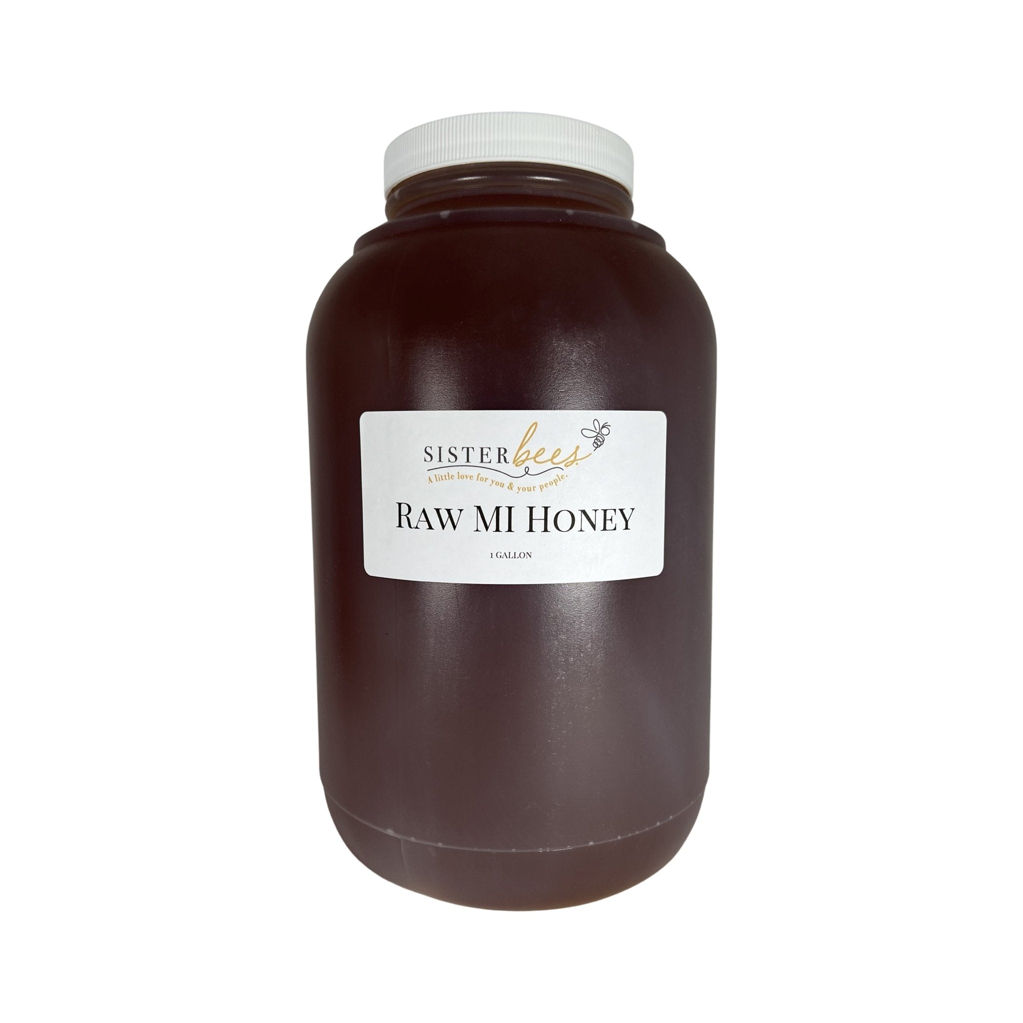 Sister Bees 100% Wildflower Raw Michigan Honey - 1 Gallon