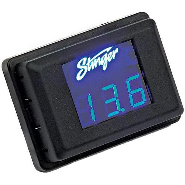 Stinger SVMB Accurately & Clearly Displays Blue LED Voltage Gauge