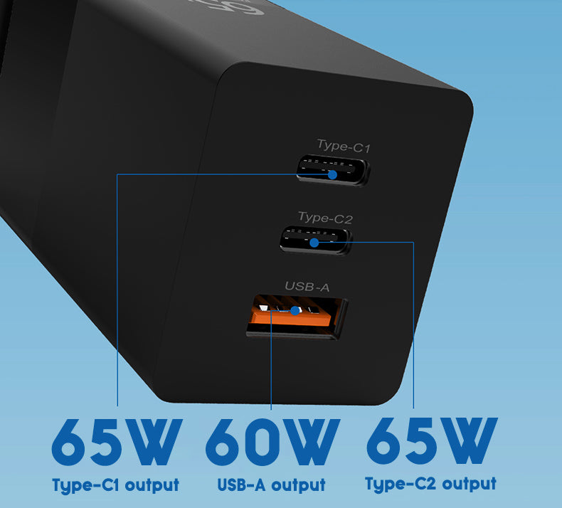 ZEERA 65W Fast Charging PD GaN Wall Charger for iPhone 13 Pro Max, MacBook Pro,iPad Pro, Galaxy S21 Ultra