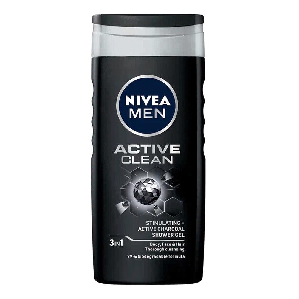 Nivea For Men Active Clean Shower Gel - 250 ml