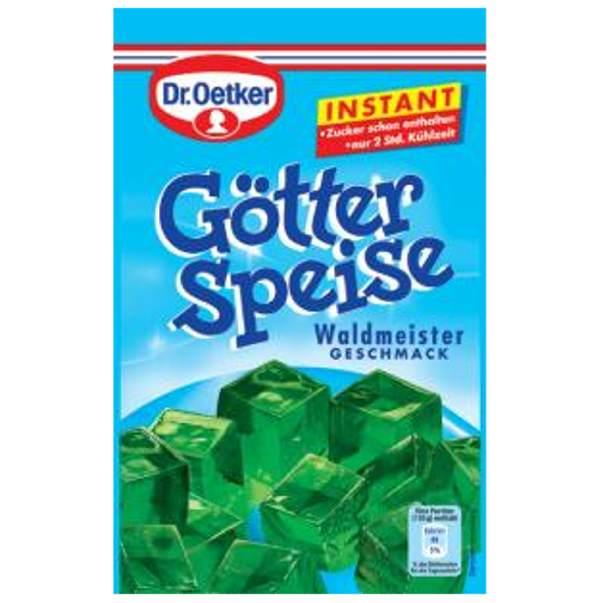 Dr. Oetker Woodruff Instant Gello Mix -  1 pack / 3.7 oz