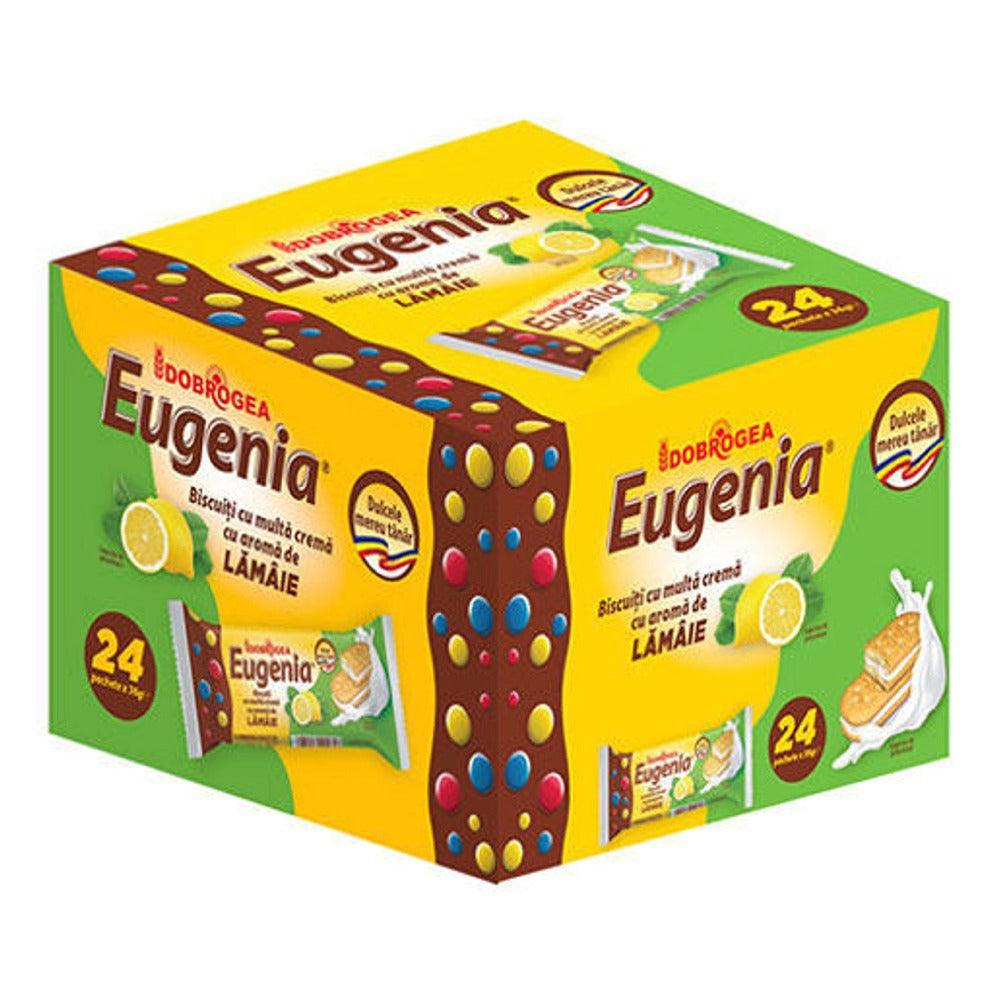 Eugenia Cookies Lemon Creme - Box of 24 pcs