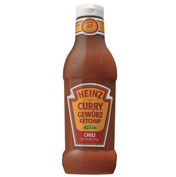 Heinz Curry Gewurz Ketchup Hot -590 ml