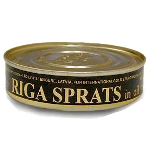 Smoked Latvian Riga Sprats in Oil -160g