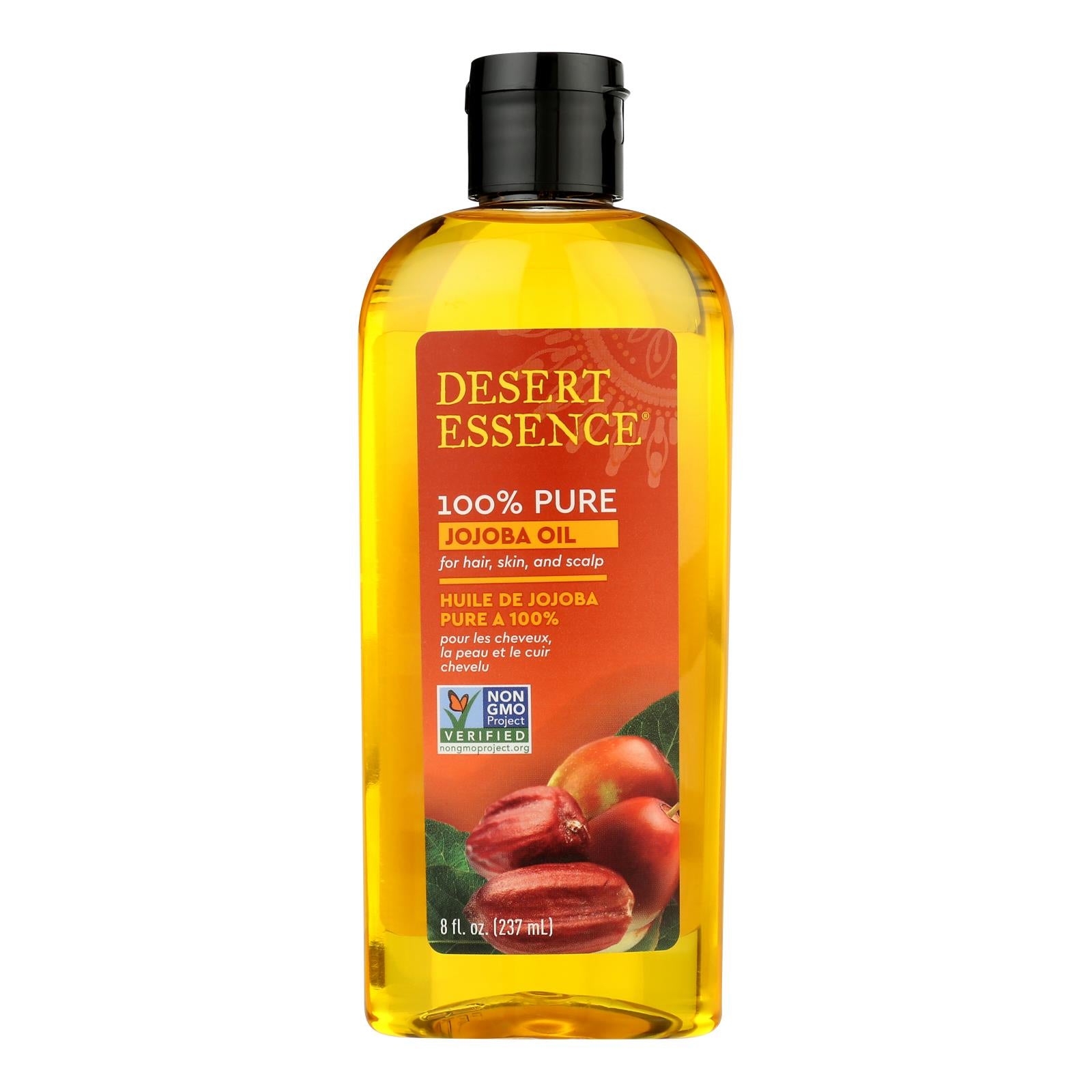 Desert Essence - Jojoba Oil 100% Pure - 1 Each-8 Fluid Ounce