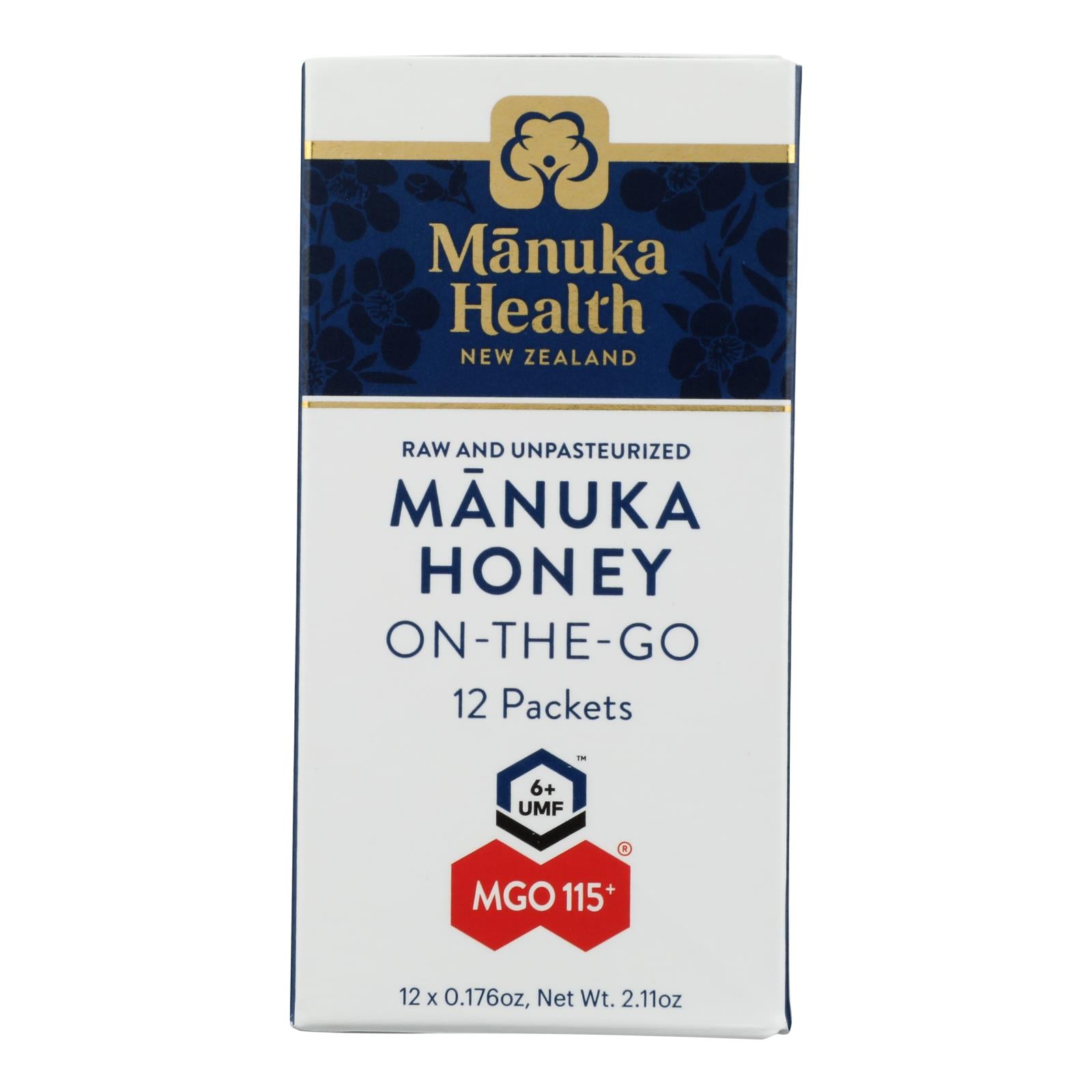 Manuka Health - Honey Manuka Go Mgo 115 - 1 Each-12 Count