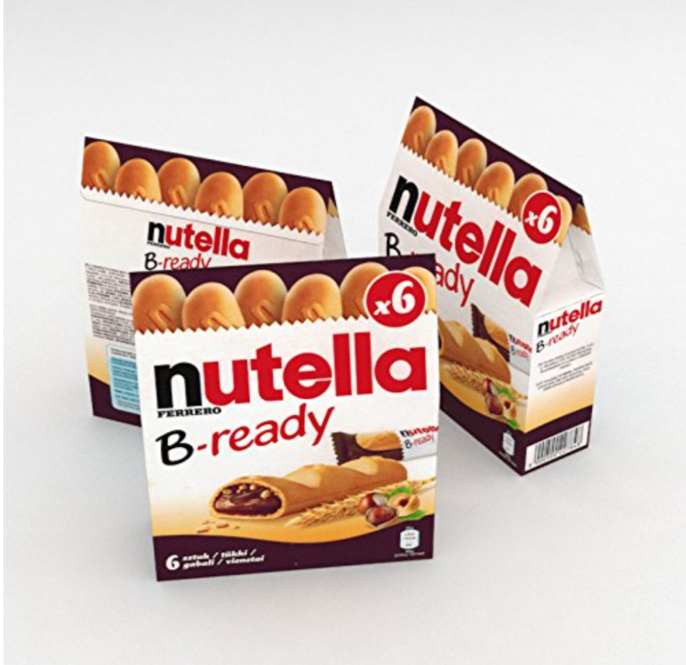 Nutella B-ready 6 bar Chocolate wafer 132g European