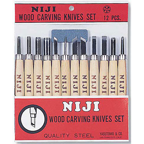 Yasutomo Niji Wood and Linoleum Cutting Sets