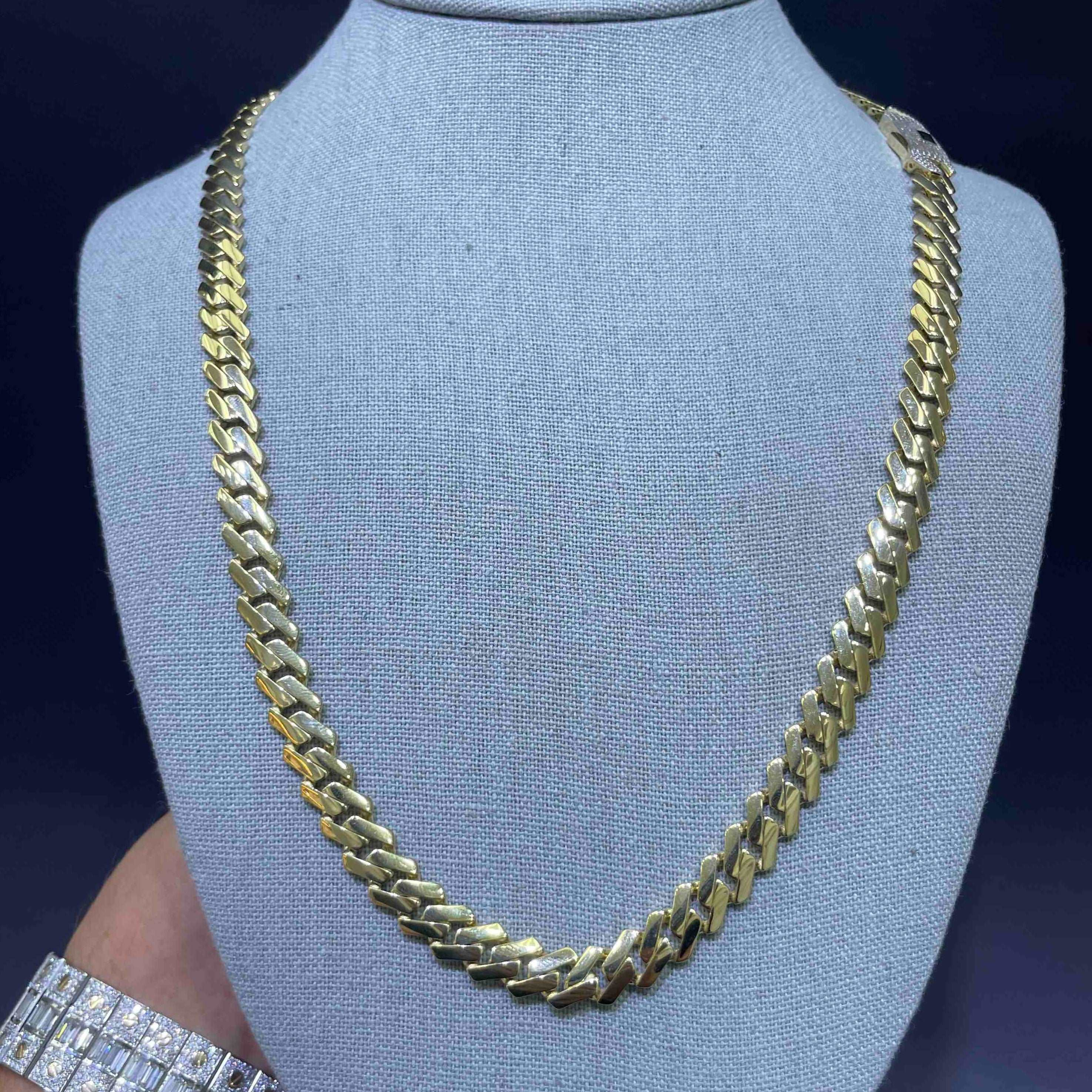 10k Monaco Chain BRAND NEW 22 Inches