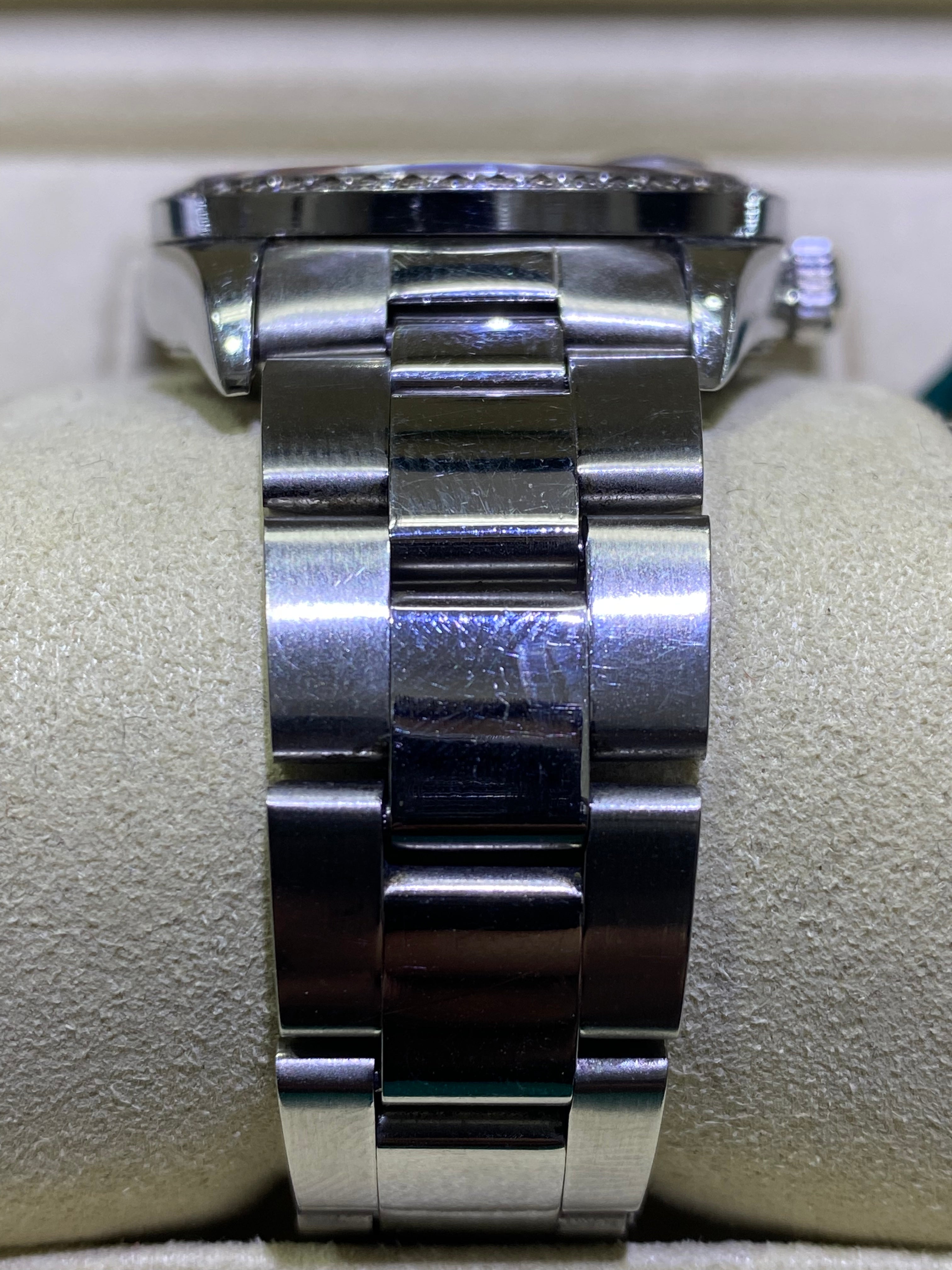 34mm Rolex diamond bezel unisex serviced and 1 year warranty