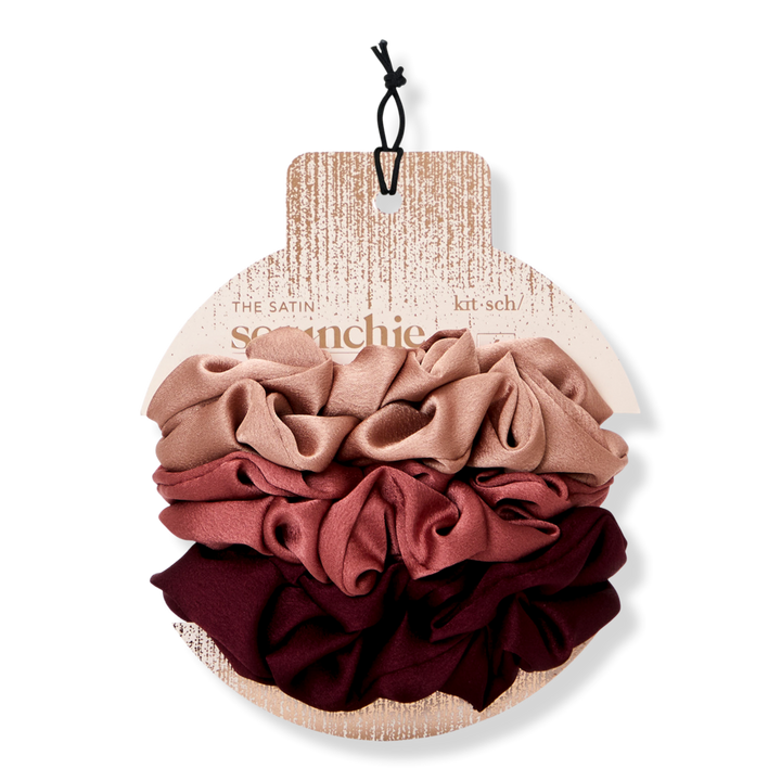 The Satin Scrunchies (6pc) - Mulberry Spice