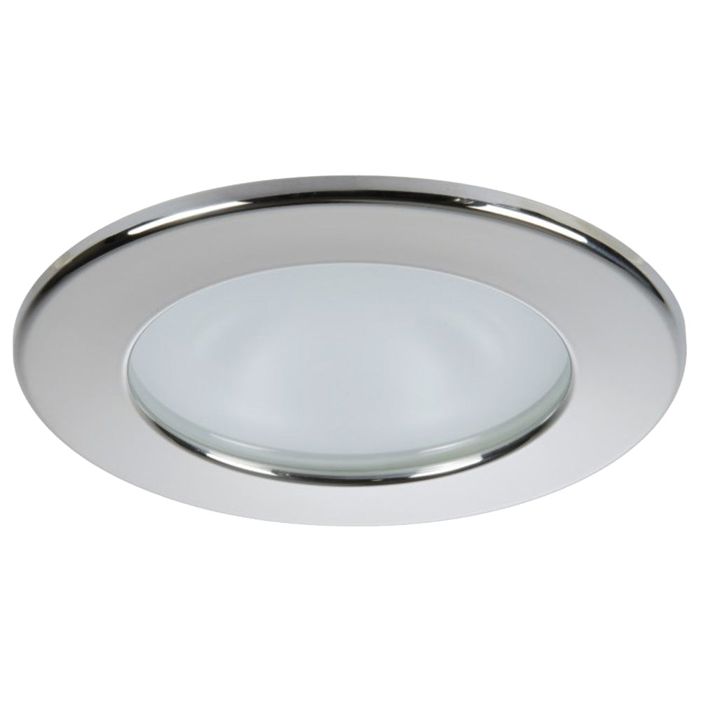 Quick Kai XP Downlight LED - 6W, IP66, Spring Mounted - Round Stainless Bezel, Round Warm White Light - FASP2492X12CD00