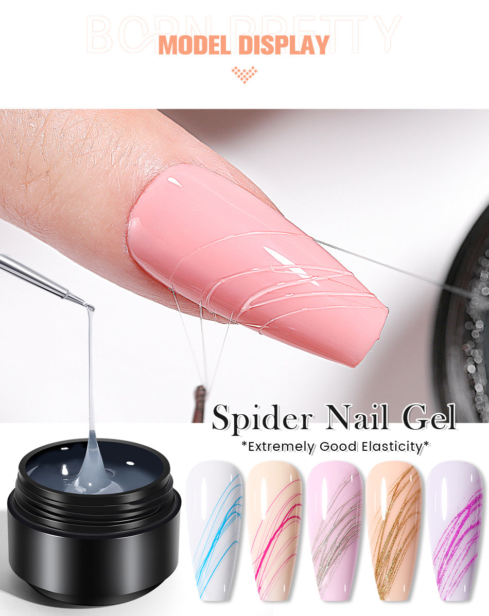 Clear Semi Solid Spider Nail Gel 15ml 4 Clear Semi Solid Spider Nail Gel 15ml -Born Pretty Salon 1 03 994d13a3 f5a2 4b19 a51f f9db32893352