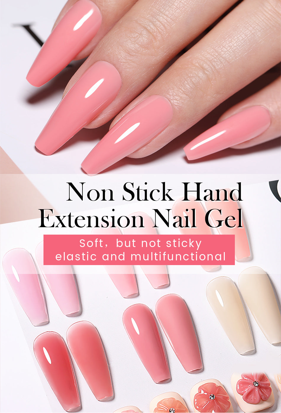 Solid Builder Gel Nails Extension Hard Nail Gel Non sticky - Temu