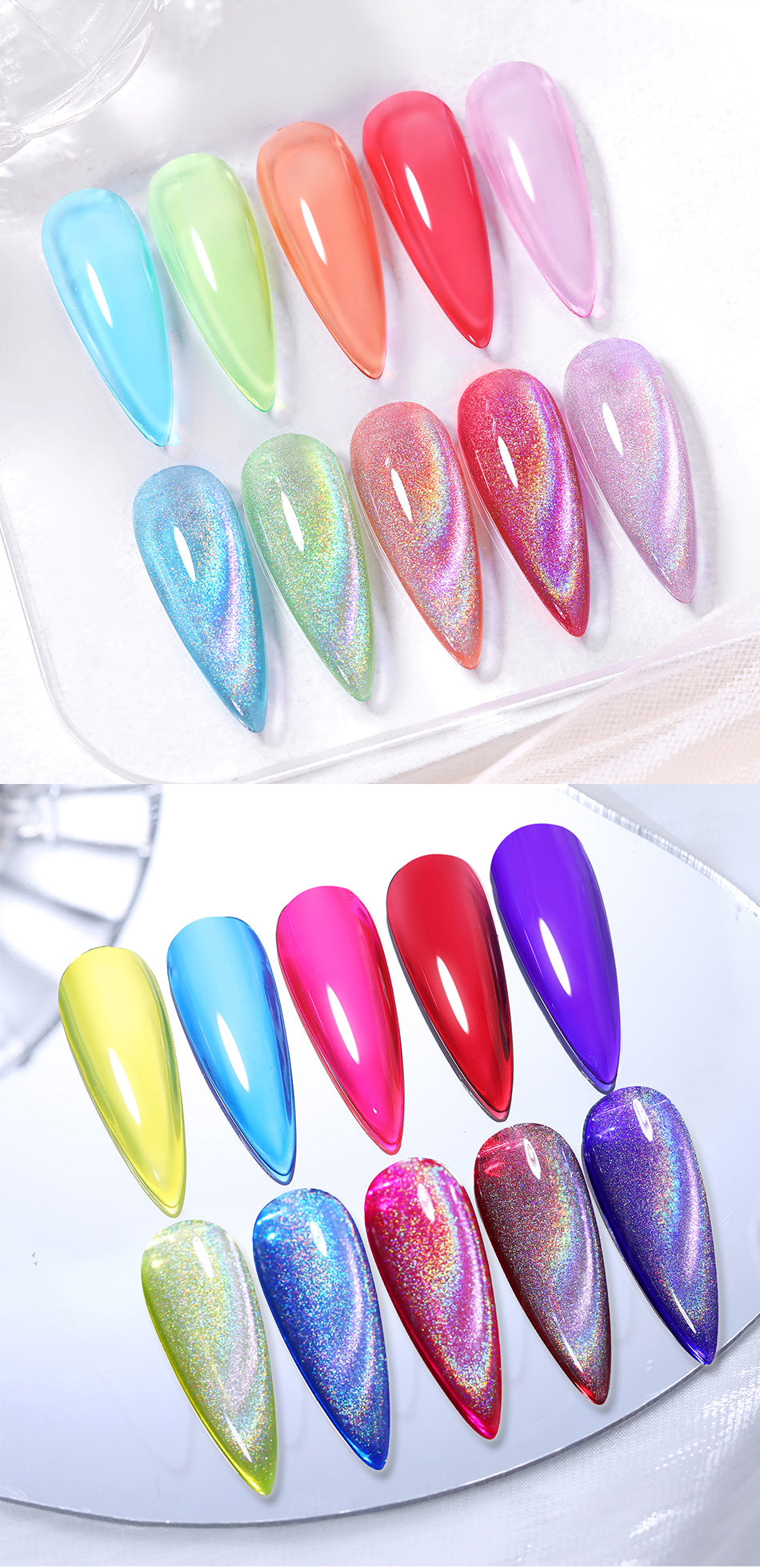 6 Colors Jelly Gel & Cat Magnetic Gel Polish Set #11 10ml 6 6 Colors Jelly Gel & Cat Magnetic Gel Polish Set #11 10ml -Born Pretty Salon 950 5 30dc251b d953 44c2 8fa0 b521b1c24cee