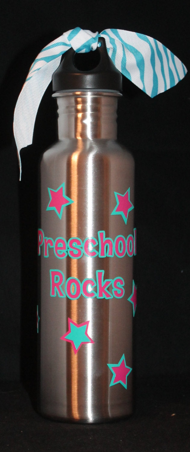 Teacher Appreciation Stainless Steel Water Bottle - 